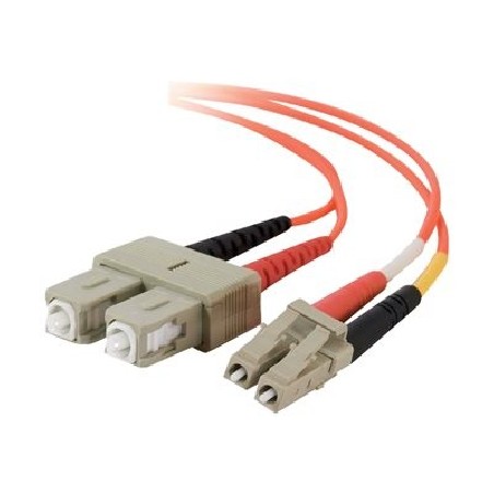 C2G Low-Smoke Zero-Halogen - Patch kabel - multirežim LC (M) do SC několik režimů (M) - 7 m - 7 m - optické vlákno - 62,5 / 125