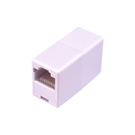 PremiumCord - Síťový propojovací kabel - RJ-45 (F) do RJ-45 (F) - UTP - bílá