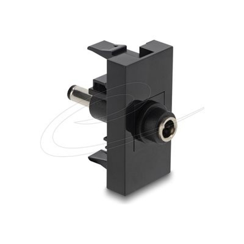 Delock - Easy 45 - zacvakávací modul - DC 5.5 x 2.1 mm (samice) - 1 souprava - cerná