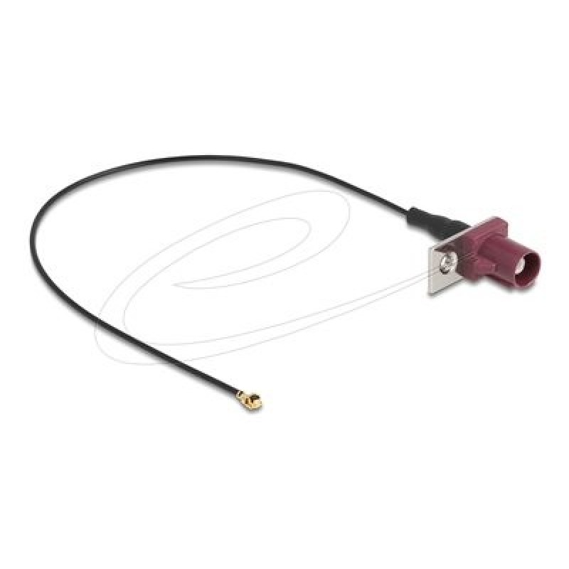 Delock - Kabel antény - FAKRA D konektor (Z) do MHF (Z) - 20 cm - 1.13 mm - koaxiál