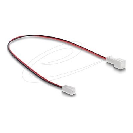 Delock - Prodlužovací kabel vetráku - 2pinové vnitrní napájení (F) do 2pinové vnitrní napájení (M) - 30 cm