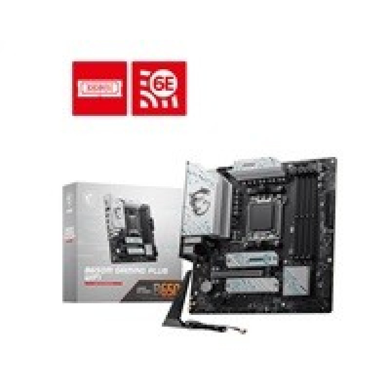 BAZAR - MSI MB Sc AM5 B650M GAMING PLUS WIFI, AMD B650, 4xDDR5, 1xDP, 1x HDMI, mATX - Po opravě (Bez příšlušenství)
