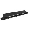 Solarix - 19" patch panel 24 x RJ45 CAT5E STP 1U