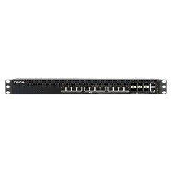 QNAP řízený switch QSW-M5218-6F12T (6x 25GbE SFP28 port, 12x 10GbE RJ45 port, L3)