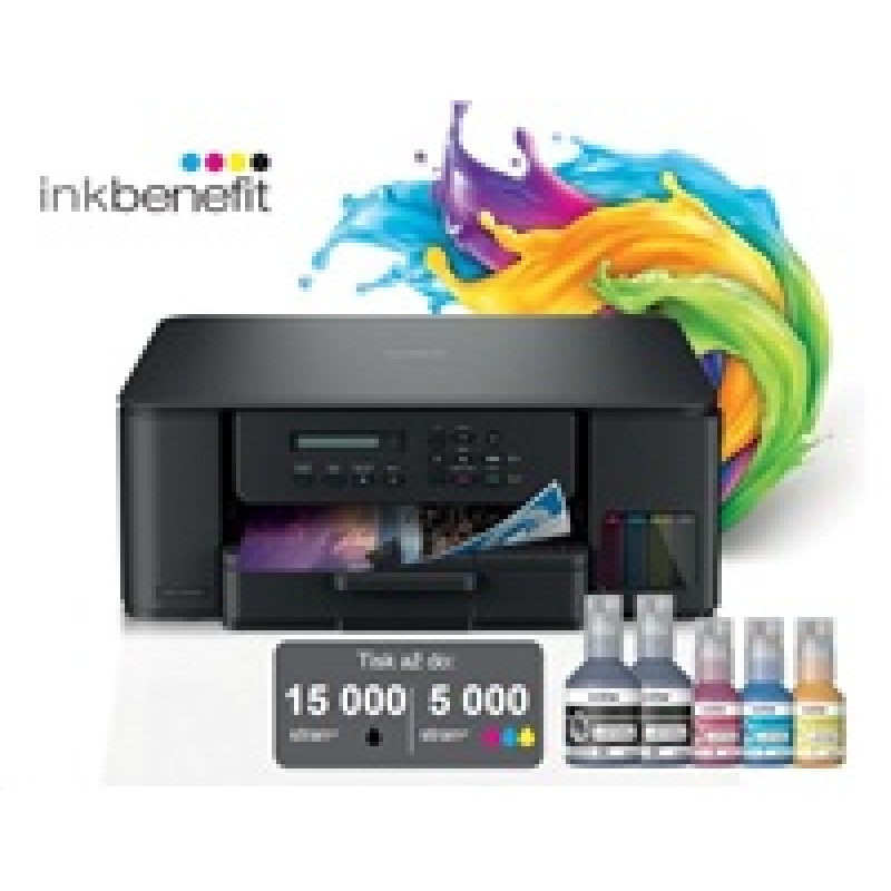 BAZAR - BROTHER multifunkce inkoustová DCP-T530DW - A4 128MB 2400x600 16ppm USB 2.0. WIFI - INKTANK - Poškozený obal