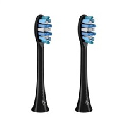 TrueLife SonicBrush Clean-series heads Whiten black 2 pack