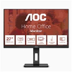 BAZAR - AOC MT IPS LCD WLED 27" 27E3QAF - IPS panel, 1920x1080, D-Sub, HDMI, DP, repro, pivot - Po opravě (Komplet)