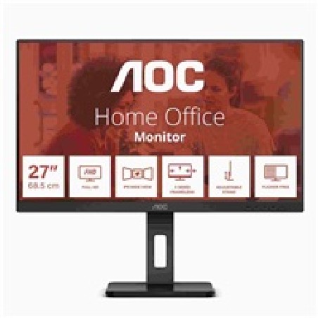 BAZAR - AOC MT IPS LCD WLED 27" 27E3QAF - IPS panel, 1920x1080, D-Sub, HDMI, DP, repro, pivot - Po opravě (Komplet)