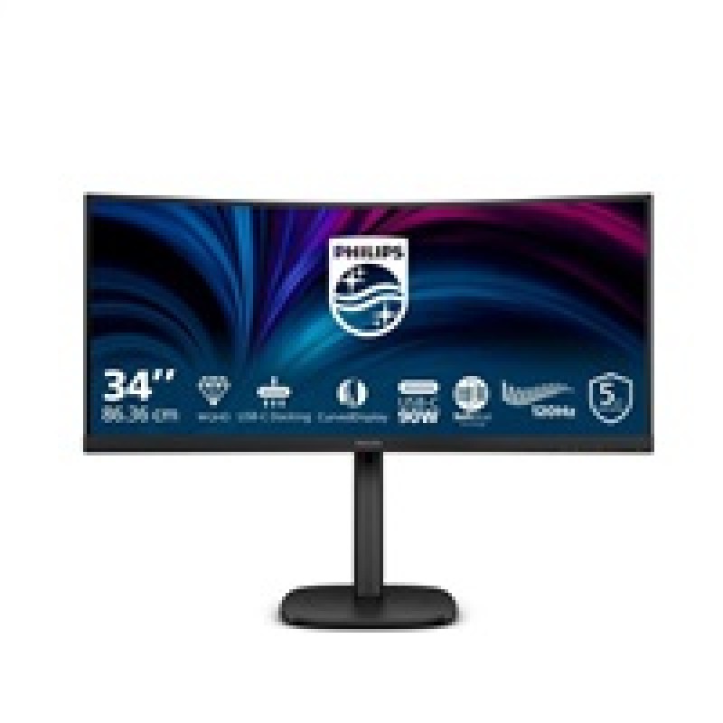 BAZAR - Philips MT VA LED 34" 34B2U3600C/00 - 3440x1440,VA,120Hz,Prohnutý,HDMI,DP,USBhub,USB-C,RJ45,Repro,Otočný - Poško
