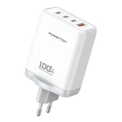 Powerton ENERGY QUANTIX GaN Síťový adaptér 100W, 4 porty, 3x USB-C, 1x USB-A