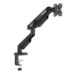 ULTRADESK SWORD Single Polohovatelný držák pro monitor, černý, 12KG, 17"-40"