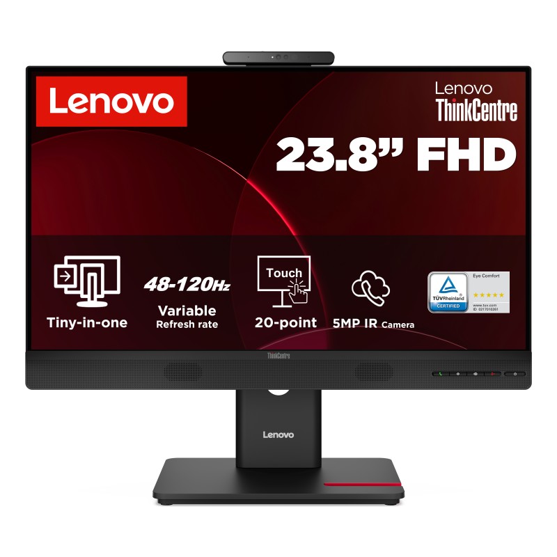 Lenovo LCD TIO24 G6 23,8" Touch IPS/16:9/1920x1080/6ms/250nits 120 Hz/HDMI/DP/Lift/Tilt/Pivot/VESA/Tiny support/Repro/Ka