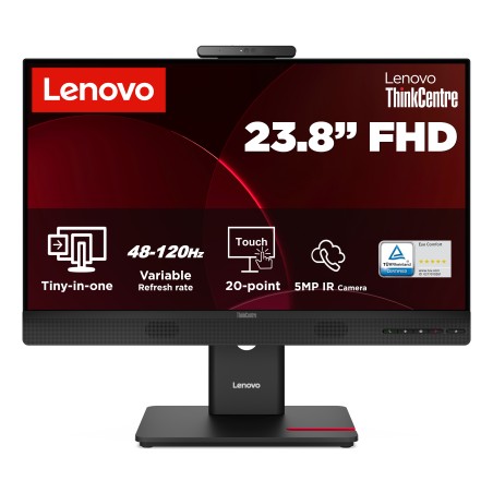 Lenovo LCD TIO24 G6 23,8" Touch IPS/16:9/1920x1080/6ms/250nits 120 Hz/HDMI/DP/Lift/Tilt/Pivot/VESA/Tiny support/Repro/Ka
