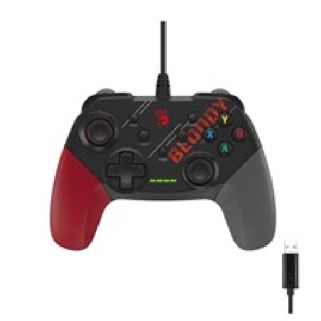 A4tech Bloody GP30, gamepad, USB, černo-červený