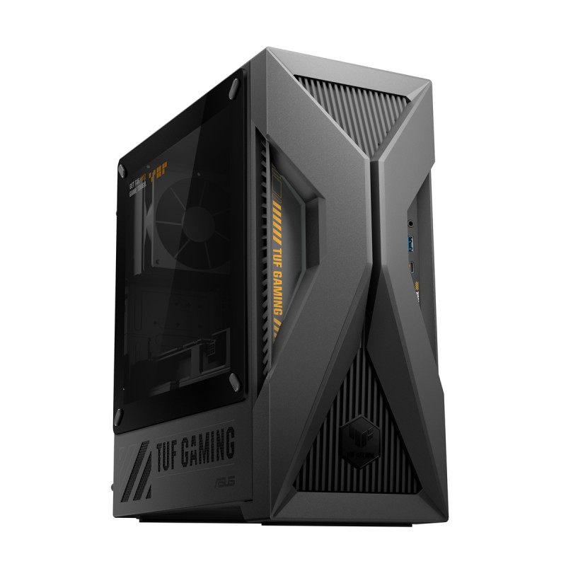 ASUS TUF T500 mini Tower - Core 5 210H/16GB/1TB SSD/RTX 3050 6GB/330W/3y PUR/Bez OS/černá