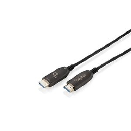 Digitus HDMI AOC hybridní optický kabel, UHD 8K, 50 m, černý