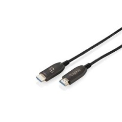 Digitus HDMI AOC hybridní optický kabel, UHD 8K, 70 m, černý
