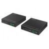 DIGITUS Sada optického HDMI KVM extenderu, 4K/60Hz, dosah 40 km / 300 m, podpora IP sítě 1G, černá