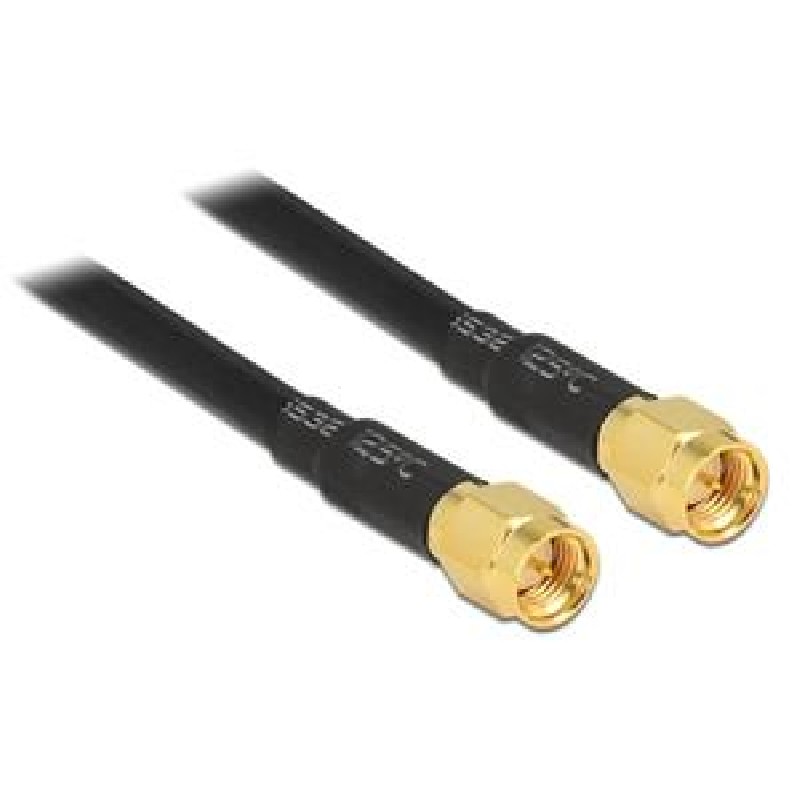 Delock anténí kabel SMA konektor SMA konektor LMR195, 5 m