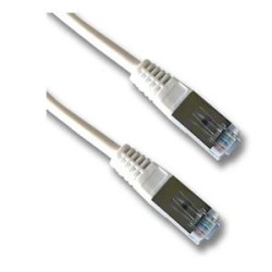 DATACOM Patch cord FTP CAT5E 1m bílý