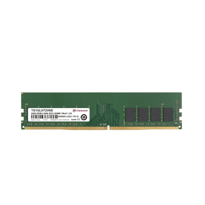 Transcend paměť 8GB DDR4 3200 ECC-DIMM 1Rx8 1Gx8 CL22 1.2V SEC-1z