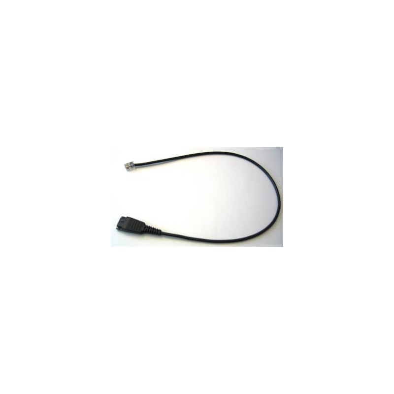 Jabra Cord, QD-RJ10, 0,5m, straight