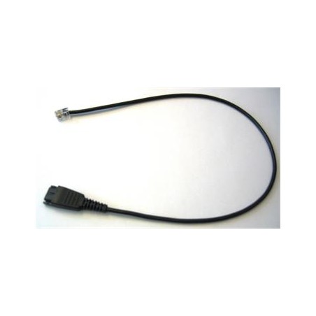 Jabra Cord, QD-RJ10, 0,5m, straight
