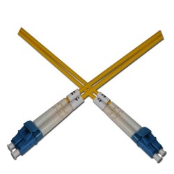 LANBERG optický patch cord SM SC/APC-SC/APC duplex 1m LSZH G657A1 průměr 3mm, barva žlutá