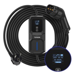 TOPDON mobilní nabíječka pro elektromobily PulseQ AC Portable - 3,7kW