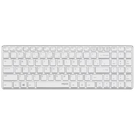 RAPOO bezdrátová klávesnice E9110/ 2,4GHz/ nízký zdvih/ USB/ bílá/ CZ+SK layout
