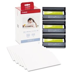 POŠKOZENÝ OBAL - CANON KP-108IN/ papír do termosublimační tiskárny řady Selphy/ 108 kusů 10x15/ Včetně inkoustu/