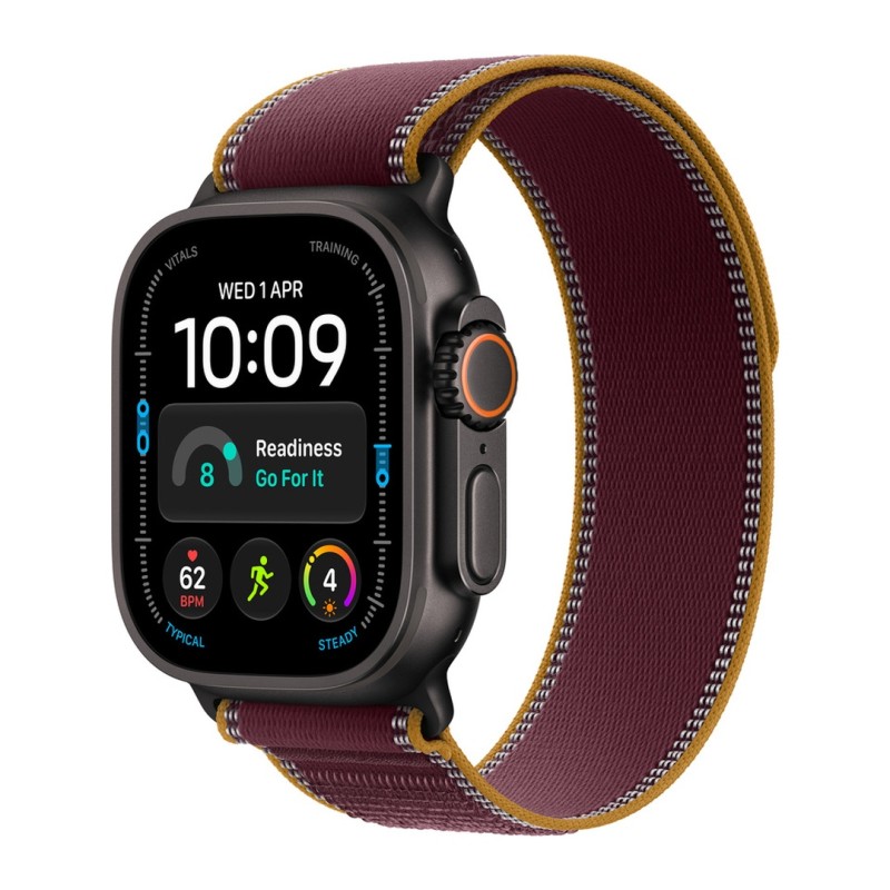 WATCH Ultra 4 49 Black TC/Burg.Trail Loop-M/L / SK