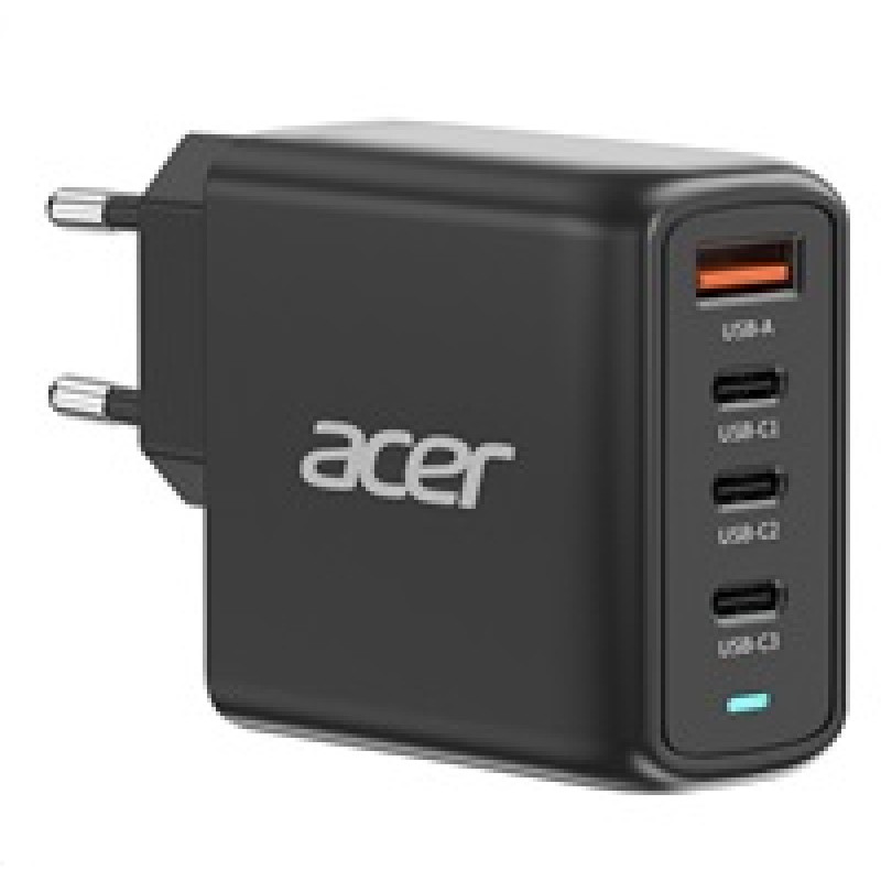 BAZAR - ACER Adapter 100W PD GaN charger,USB-C,USB-A,EU plug,Black - Poškozený obal (Komplet)