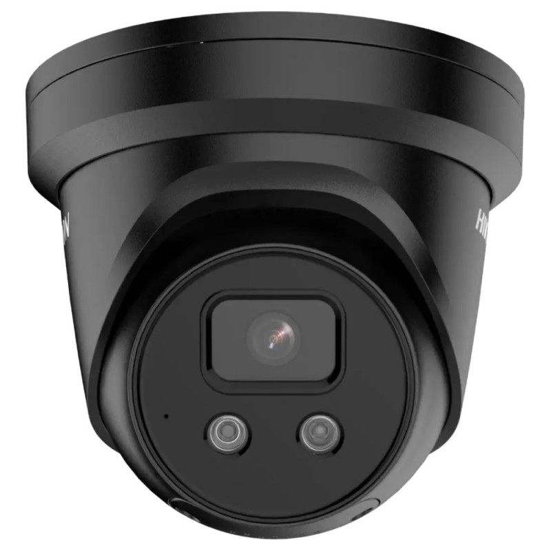Hikvision DS-2CD2346G2-ISU/SL(2.8mm)/C/BLACK - 4MPix IP Turret AcuSense kamera IR 30m, A/A, mikrofon, repro, blikač