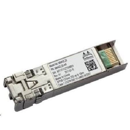 Nvidia Mellanox® optical transceiver, 25GbE, 25Gb/s, SFP28, LC-LC, 1310nm, LR up to 10km