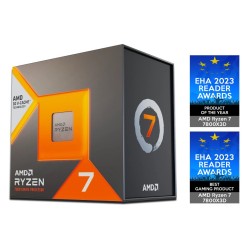 CPU AMD RYZEN 7 7800X3D WOF, 8-core, 4.2GHz, 104MB cache, 120W, socket AM5, BOX, bez chladiče