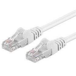 PremiumCord Patch kabel UTP RJ45-RJ45 CAT6 1m bílá