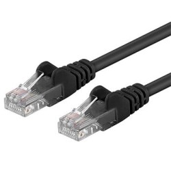 Patch kabel UTP RJ45-RJ45 level CAT6, 10m, černá