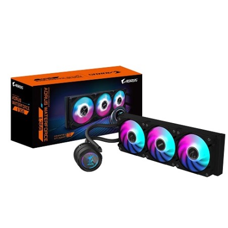 GIGABYTE vodní chladič AORUS WATERFORCE 360 II, 3x120mm, ARGB
