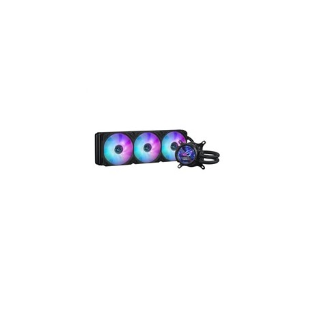 ASUS vodní chladič CPU AIO ROG STRIX LC III 360 ARGB LCD, 3x120mm, LCD Displej, LGA1851, AM5, černá
