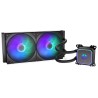 ENDORFY Vodní chladič Navis F280 ARGB, 2x140mm, LGA1851, AM5, černá