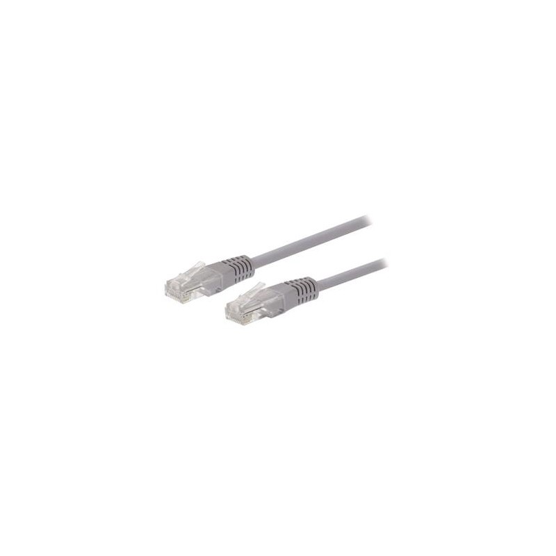 C-TECH kabel patchcord Cat5e, UTP, šedý, 5m