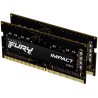 Kingston FURY Impact/SO-DIMM DDR4/16GB/3200MHz/CL20/2x8GB/Black