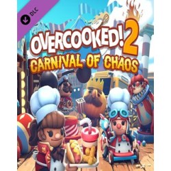 Overcooked! 2 Carnival of Chaos – herní rozšíření pro PC (elektronická licence)