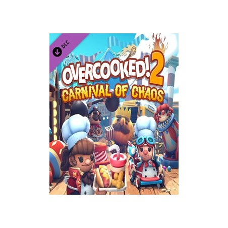 Overcooked! 2 Carnival of Chaos – herní rozšíření pro PC (elektronická licence)