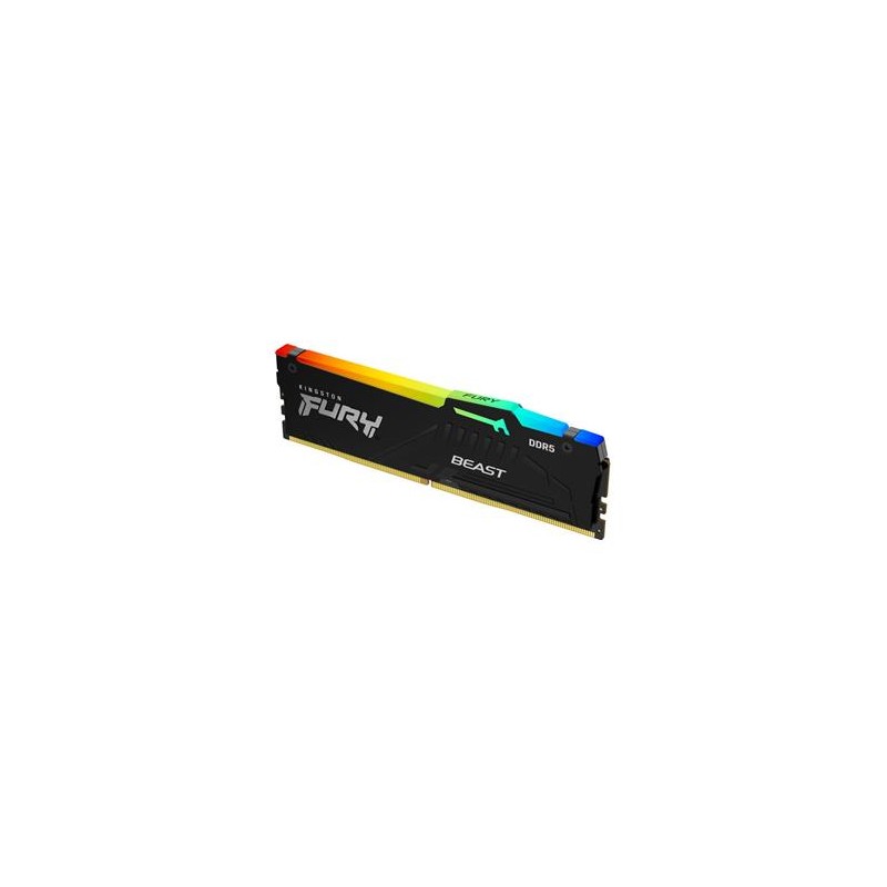 KINGSTON DIMM DDR5 32GB 5200MT/s CL40 FURY Beast Černá RGB