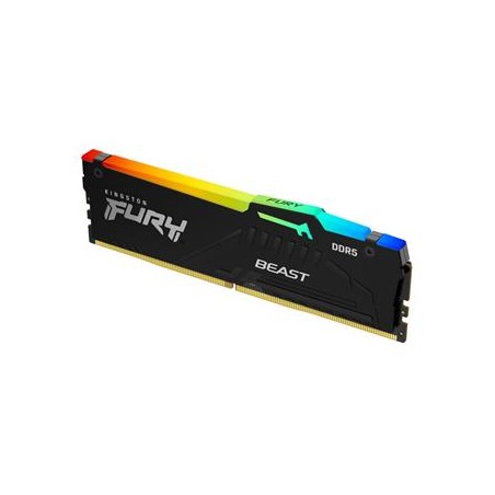 KINGSTON DIMM DDR5 32GB 5200MT/s CL40 FURY Beast Černá RGB