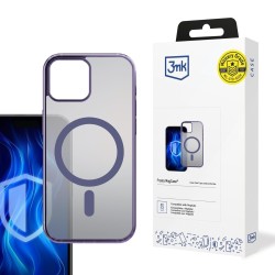 3mk ochranný kryt Frosty MagCase Purple pro Apple iPhone 15
