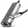 AXAGON ADE-25RC USB-C 3.2 Gen 1 - 2.5 Gigabit Ethernet síťová karta, Realtek 8156, auto install, šedá