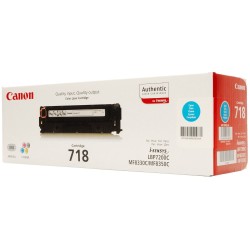 Canon TONER cyan CRG-718C azurový pro i-Sensys LBP7200CDN, LBP7210Cdn, LBP7660CDN, LBP7680CX, MF724Cdw (2 900 str.)